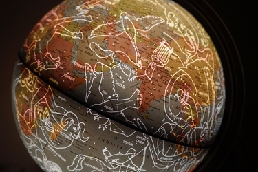 Image globe constellation